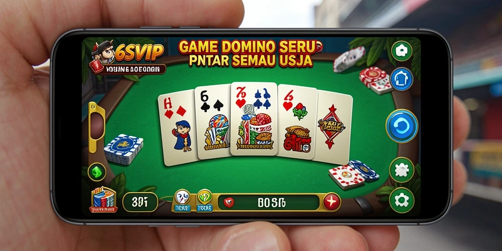 Tampilan gameplay seru di 6SVIP dengan elemen Domino yang menarik.