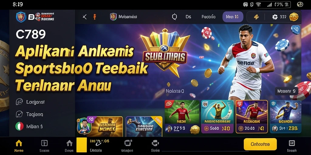 Tampilan menarik gameplay Sportsbook di C789 dengan statistik dan taruhan langsung.