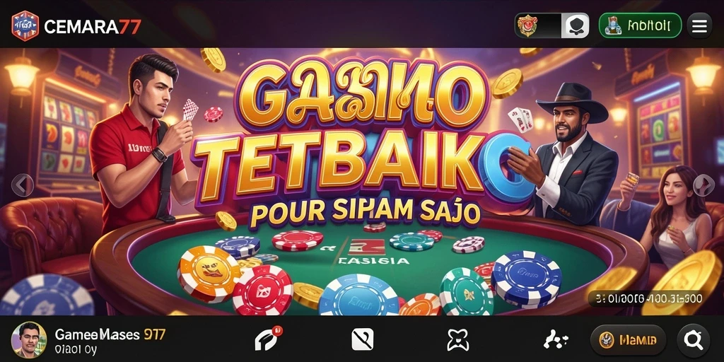 Tampilan menarik dari gameplay Kasino di CEMARA77.