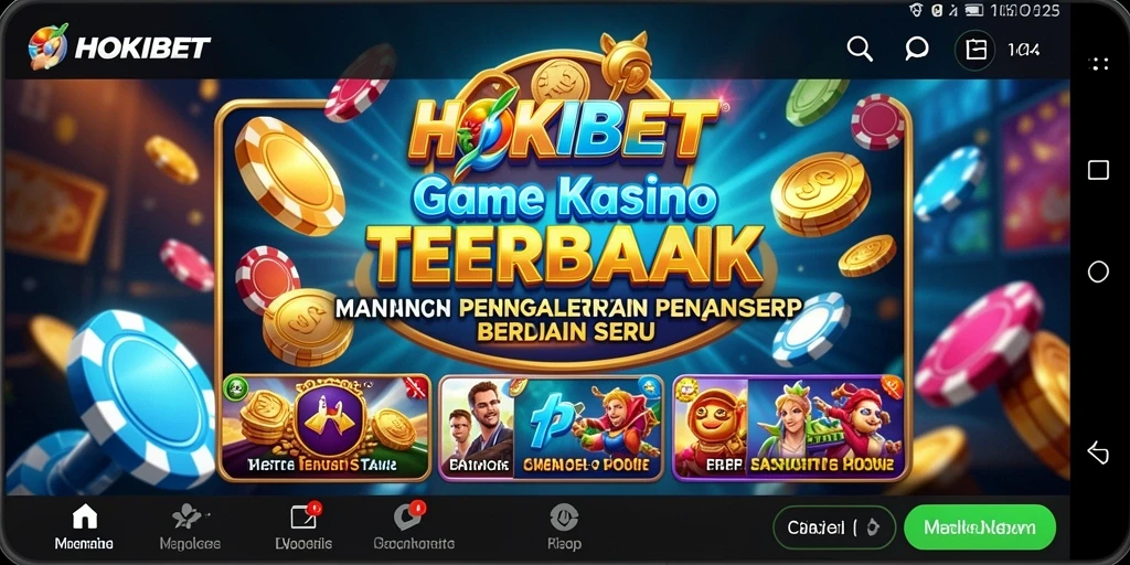 Gameplay seru di HOKIBET dengan berbagai pilihan permainan Kasino.