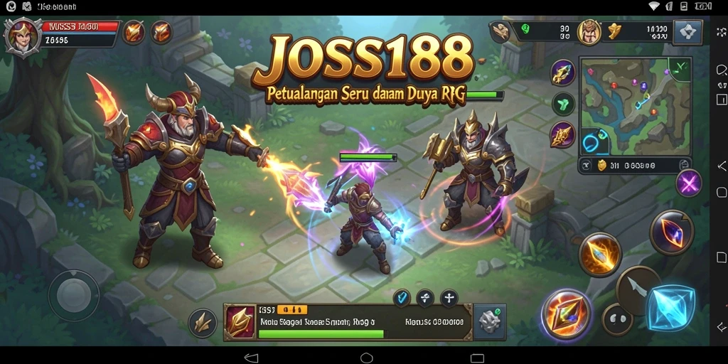 Gameplay menegangkan dan menarik dari JOSS188 saat menjelajah dunia RPG.