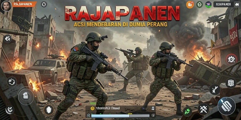 Gameplay mendebarkan di RAJAPANEN dengan aksi intens.