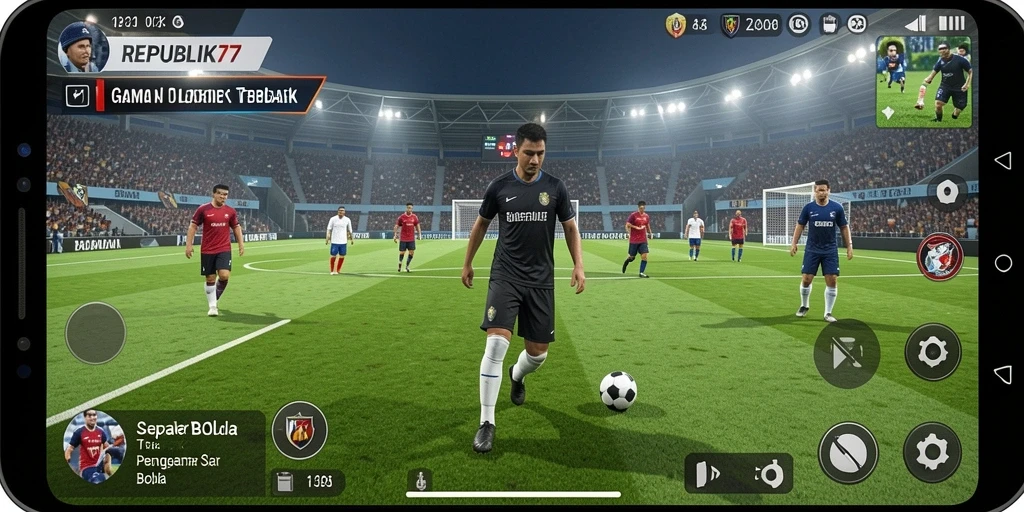 Tampilan gameplay seru dalam REPUBLIK77 yang memukau.
