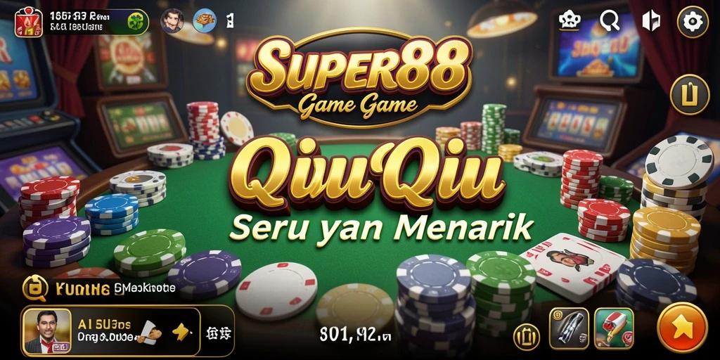 Gameplay QiuQiu SUPER88 yang menegangkan dan mengasyikkan.